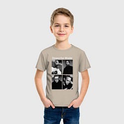 Футболка хлопковая детская Depeche Mode Violator 2, цвет: миндальный — фото 2