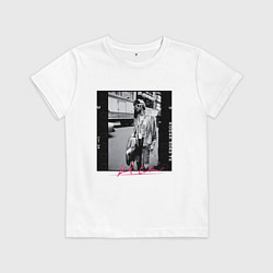 Футболка хлопковая детская Kurt Cobain - The Last Session, цвет: белый