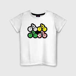 Детская футболка Велосипедная гонка