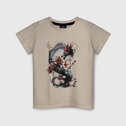 Детская футболка Древесный дракон - дух леса