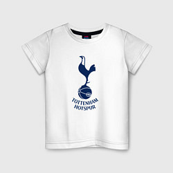 Футболка хлопковая детская Tottenham Hotspur fc sport, цвет: белый