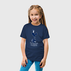 Футболка хлопковая детская Tottenham Hotspur fc sport, цвет: тёмно-синий — фото 2