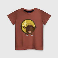Детская футболка Год быка на китайском