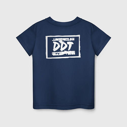 Детская футболка DDT - Юрий Шевчук / Тёмно-синий – фото 2