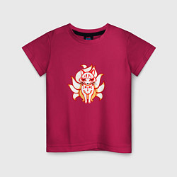 Детская футболка Девятихвостая лисичка Кицуне