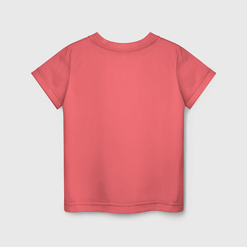 Детская футболка Манки скал и цветы / Коралловый – фото 2