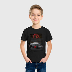 Футболка хлопковая детская СМЗ-С3А Hot Rod, цвет: черный — фото 2