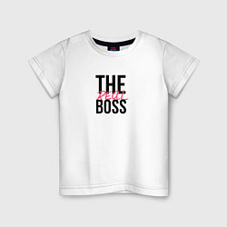 Детская футболка The real boss