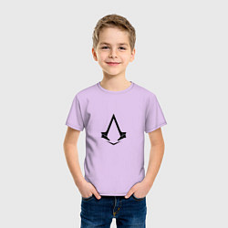 Футболка хлопковая детская Assasin, цвет: лаванда — фото 2