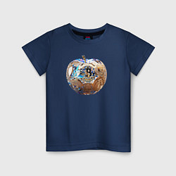 Детская футболка Биткоин яблоко