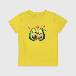 Детская футболка Авокадо - пара