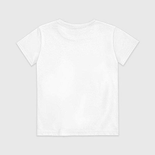 Детская футболка Котик dont black / Белый – фото 2