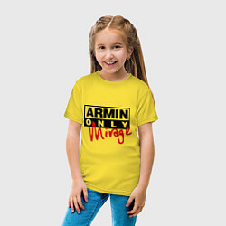 Футболка хлопковая детская Armin Only: Mirage, цвет: желтый — фото 2