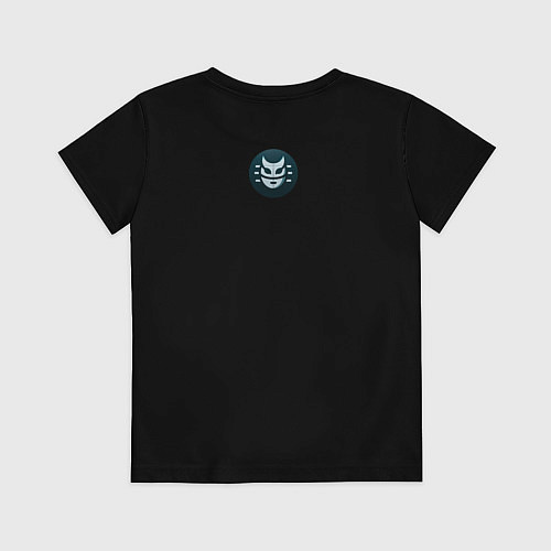 Детская футболка Чиби Сатору Годжо / Черный – фото 2