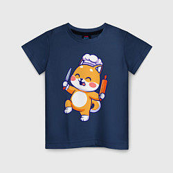 Детская футболка Котенок повар