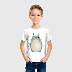 Футболка хлопковая детская Neighbor Totoro, цвет: белый — фото 2
