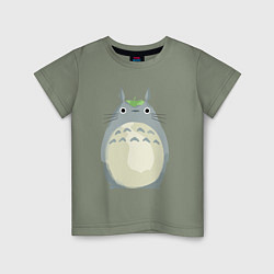 Футболка хлопковая детская Neighbor Totoro, цвет: авокадо