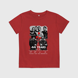 Футболка хлопковая детская Depeche Mode - Collage mode, цвет: красный