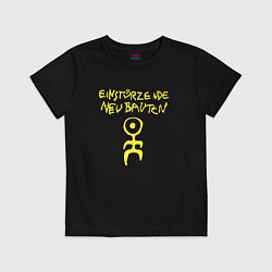 Футболка хлопковая детская Einstrzende Neubauten - New album, цвет: черный