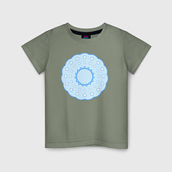 Детская футболка Круг из окружностей с кружочками