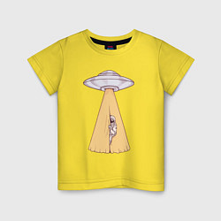 Детская футболка Космос за занавесом