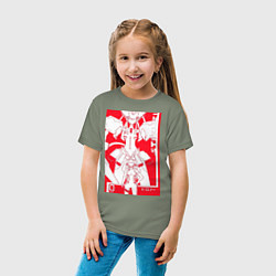 Футболка хлопковая детская Зеро Ту с Франксом, цвет: авокадо — фото 2