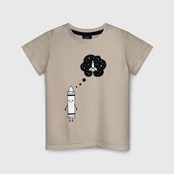 Детская футболка Мечта о космосе