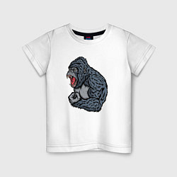Детская футболка Gorilla angry