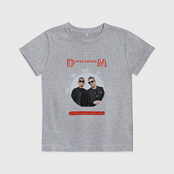 Футболка хлопковая детская Depeche Mode - Memento mori conference, цвет: меланж