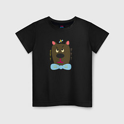 Детская футболка Медведь с пчелой