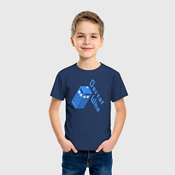 Футболка хлопковая детская Blue doctor who, цвет: тёмно-синий — фото 2