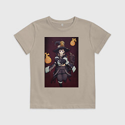 Футболка хлопковая детская Пламенная бригада пожарных Маки Одзэ, цвет: миндальный
