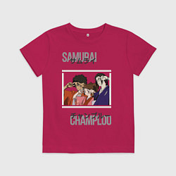 Футболка хлопковая детская Good, Wild and Pretty, цвет: маджента