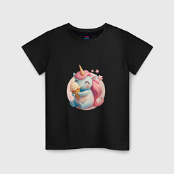 Детская футболка Единорог с мороженым