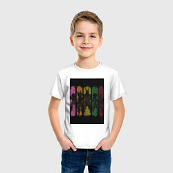 Футболка хлопковая детская Моя геройская академия Всемогущий Отяко Урарака, цвет: белый — фото 2