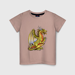 Детская футболка HOMM3 gold dragon