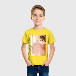 Футболка хлопковая детская Монолог фармацевта Маомао арт, цвет: желтый — фото 2