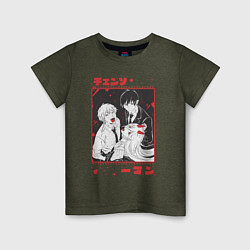Детская футболка Человек-бензопила Денджи Пауэр Аки Хаякава