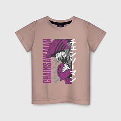 Детская футболка Человек-бензопила Денджи chainsaw