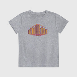 Футболка хлопковая детская Доха - Катар, цвет: меланж