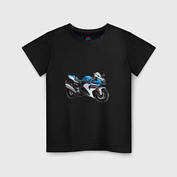 Детская футболка Крутой спортивный мотоцикл