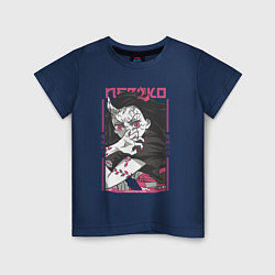 Детская футболка Клинок рассекающий демонов Незуко kimetsu no yaiba