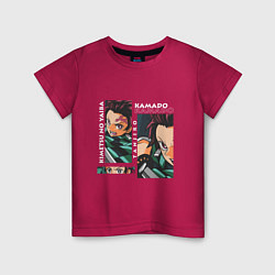 Детская футболка Клинок рассекающий демонов Kamado Tanjiro