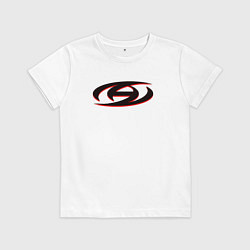 Футболка хлопковая детская Logo Ateez, цвет: белый