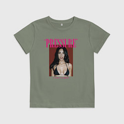 Футболка хлопковая детская Pressure Megan Fox, цвет: авокадо