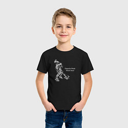 Футболка хлопковая детская Depeche Mode - Work Hard, цвет: черный — фото 2