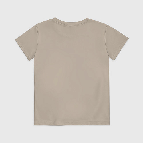 Детская футболка Deadlock white logo / Миндальный – фото 2