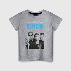 Футболка хлопковая детская Depeche Mode Vintage, цвет: меланж