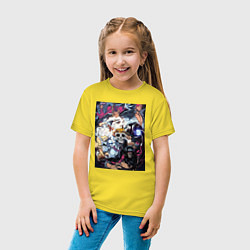 Футболка хлопковая детская Ван-Пис Йонко пираты, цвет: желтый — фото 2