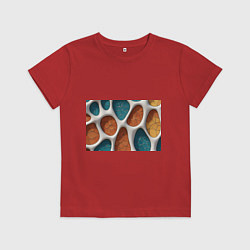 Футболка хлопковая детская Вдохновлено Антонио Гауди, цвет: красный